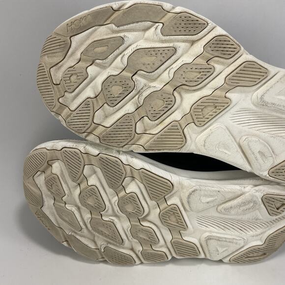 Hoka One One Clifton 9 Running Shoes Womens Size 9 D Wide Black Athletic Sneaker - Picture 9 of 10